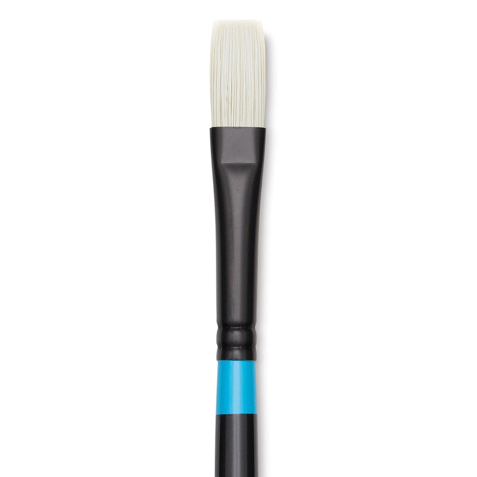 Princeton Art & Brush 09157-1006 Series 6500 Aspen Synthetic Brush – Long Handle, Flat, Size 6