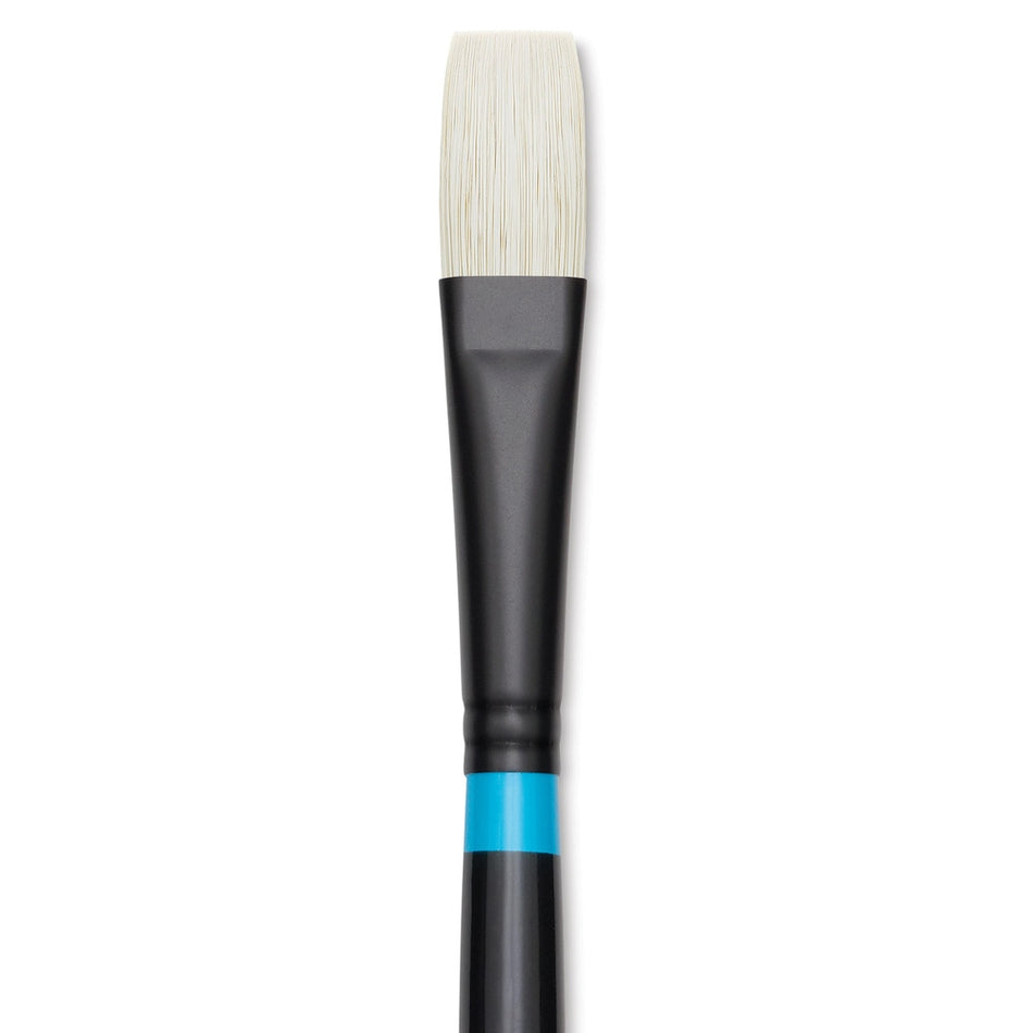 Princeton Art & Brush 09157-1010 Series 6500 Aspen Synthetic Brush – Long Handle, Flat, Size 10