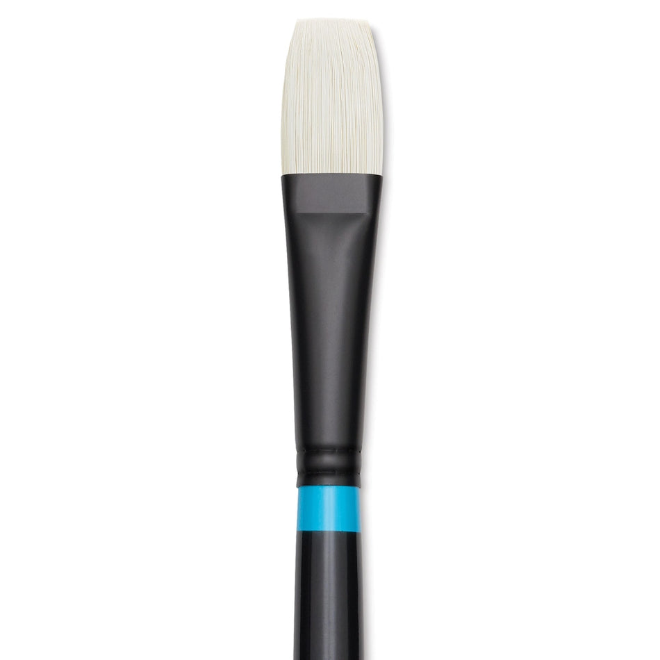Princeton Art & Brush 09157-1012 Series 6500 Aspen Synthetic Brush – Long Handle, Flat, Size 12