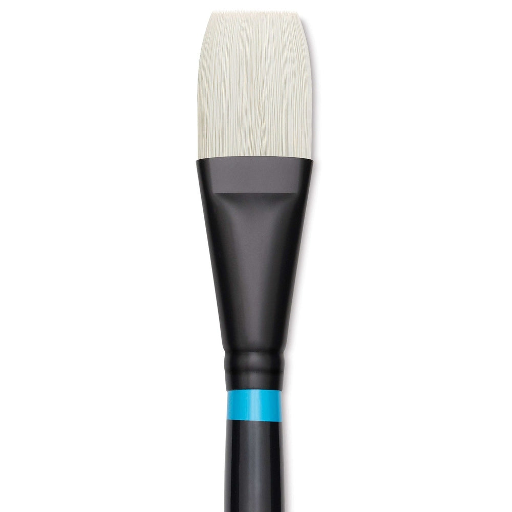 Princeton Art & Brush 09157-1016 Series 6500 Aspen Synthetic Brush – Long Handle, Flat, Size 16