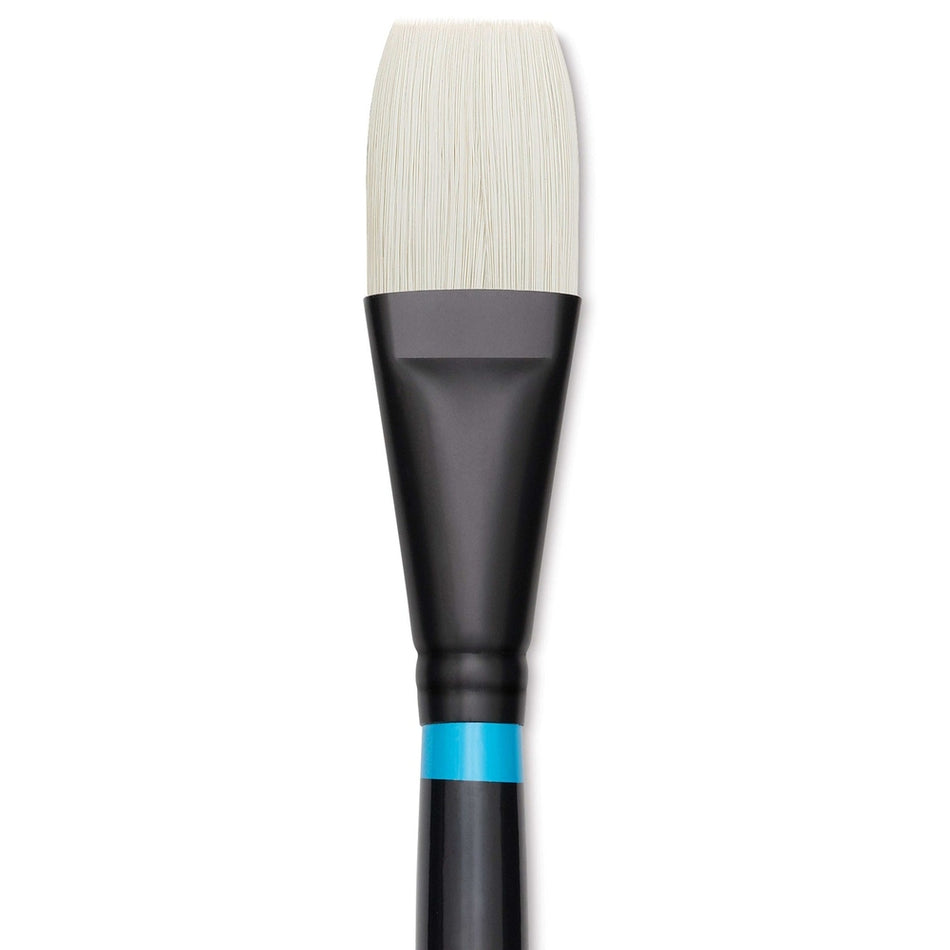Princeton Art & Brush 09157-1016 Series 6500 Aspen Synthetic Brush – Long Handle, Flat, Size 16