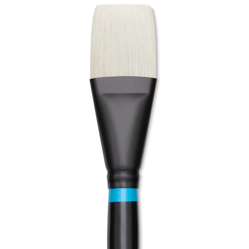 Princeton Art & Brush 09157-1020 Series 6500 Aspen Synthetic Brush – Long Handle, Flat, Size 20