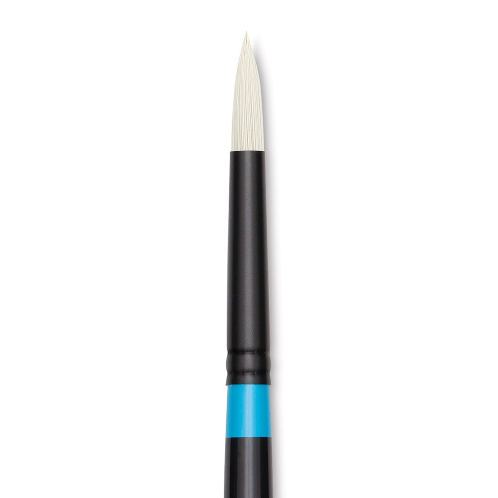 Princeton Art & Brush 09158-1006 Series 6500 Aspen Synthetic Brush – Long Handle, Round, Size 6