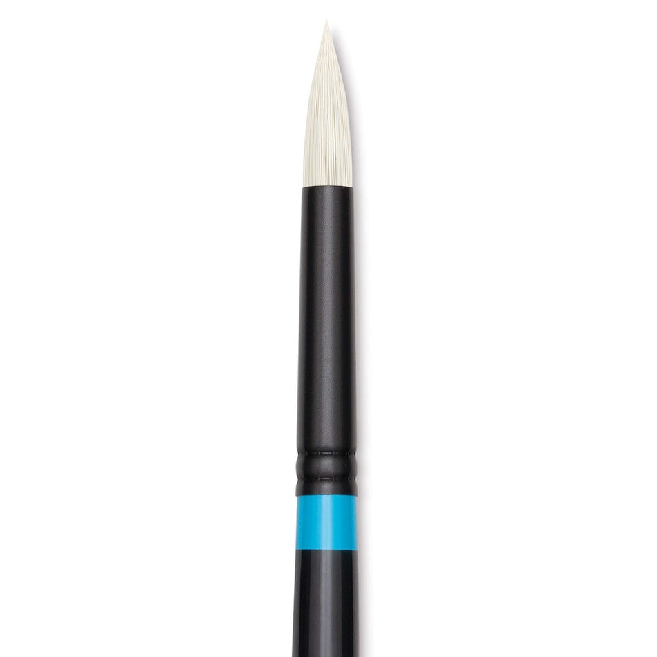 Princeton Art & Brush 09158-1008 Series 6500 Aspen Synthetic Brush – Long Handle, Round, Size 8