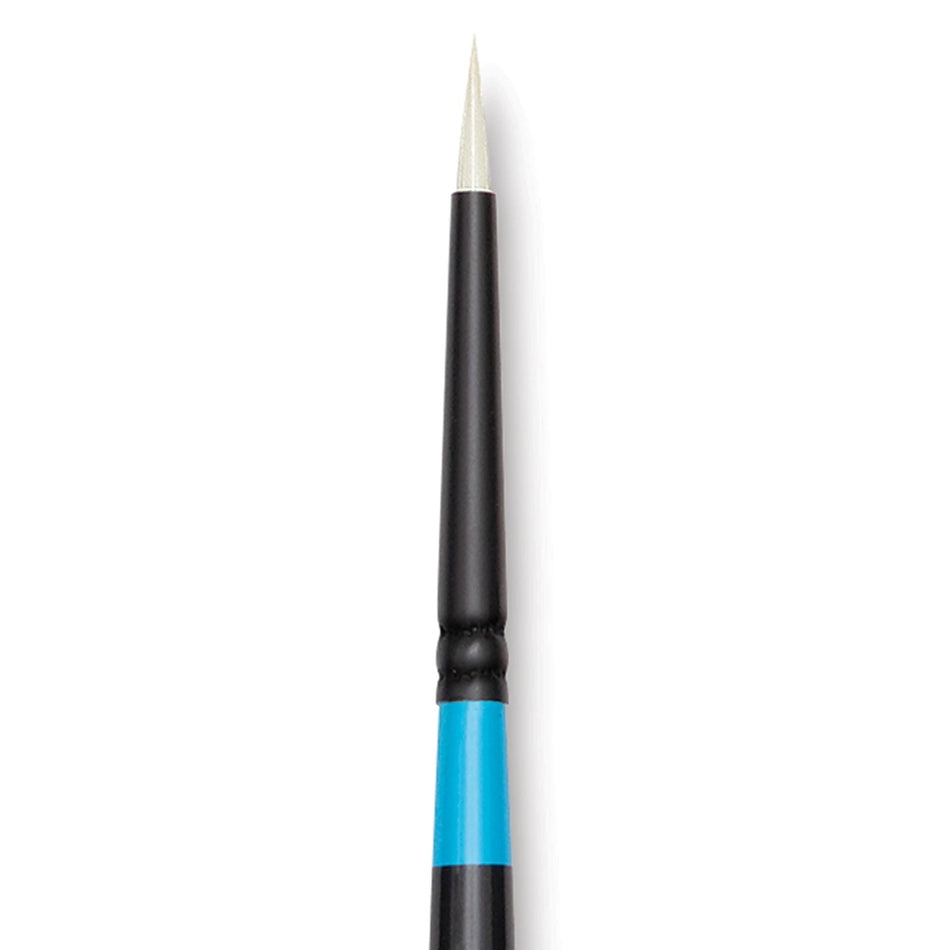 Princeton Art & Brush 09158-1120 Series 6500 Aspen Synthetic Brush – Long Handle, Round, Size 2/0