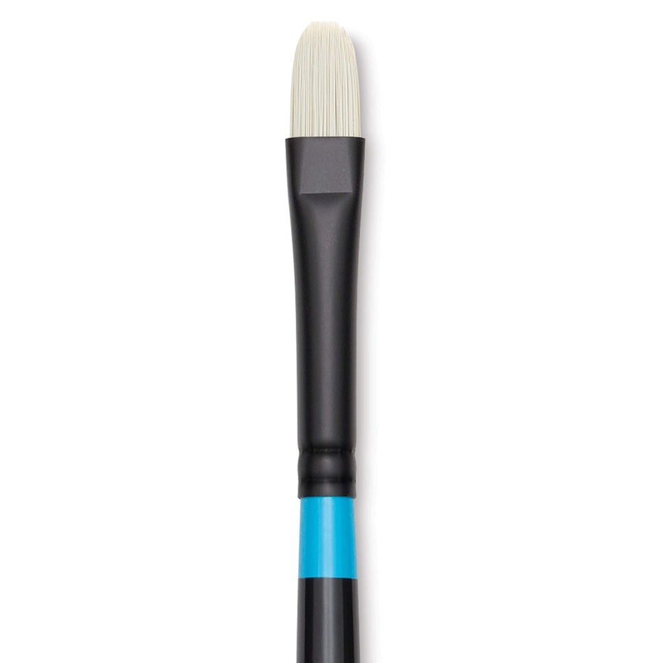 Princeton Art & Brush 09159-1004 Series 6500 Aspen Synthetic Brush - Long Handle, Short Filbert, Size 4
