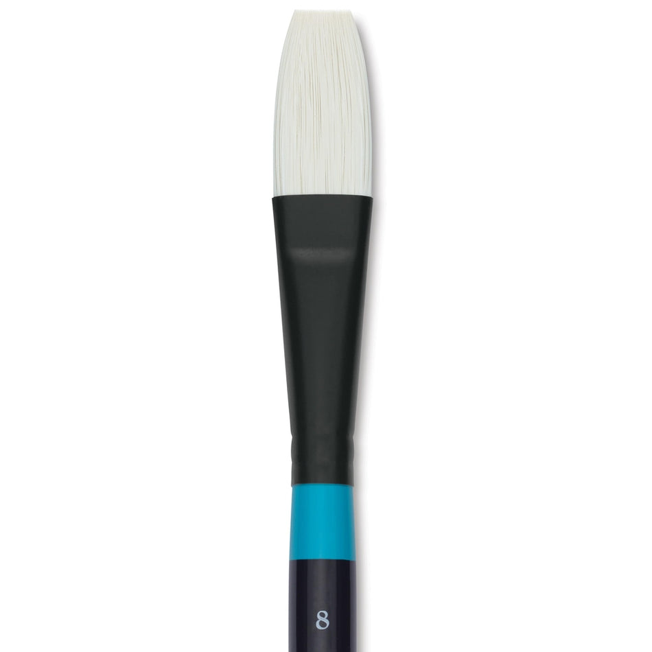 Princeton Art & Brush 09174-1208 Series 6500 Aspen Synthetic Brush - Short Handle, Flat, Size 8