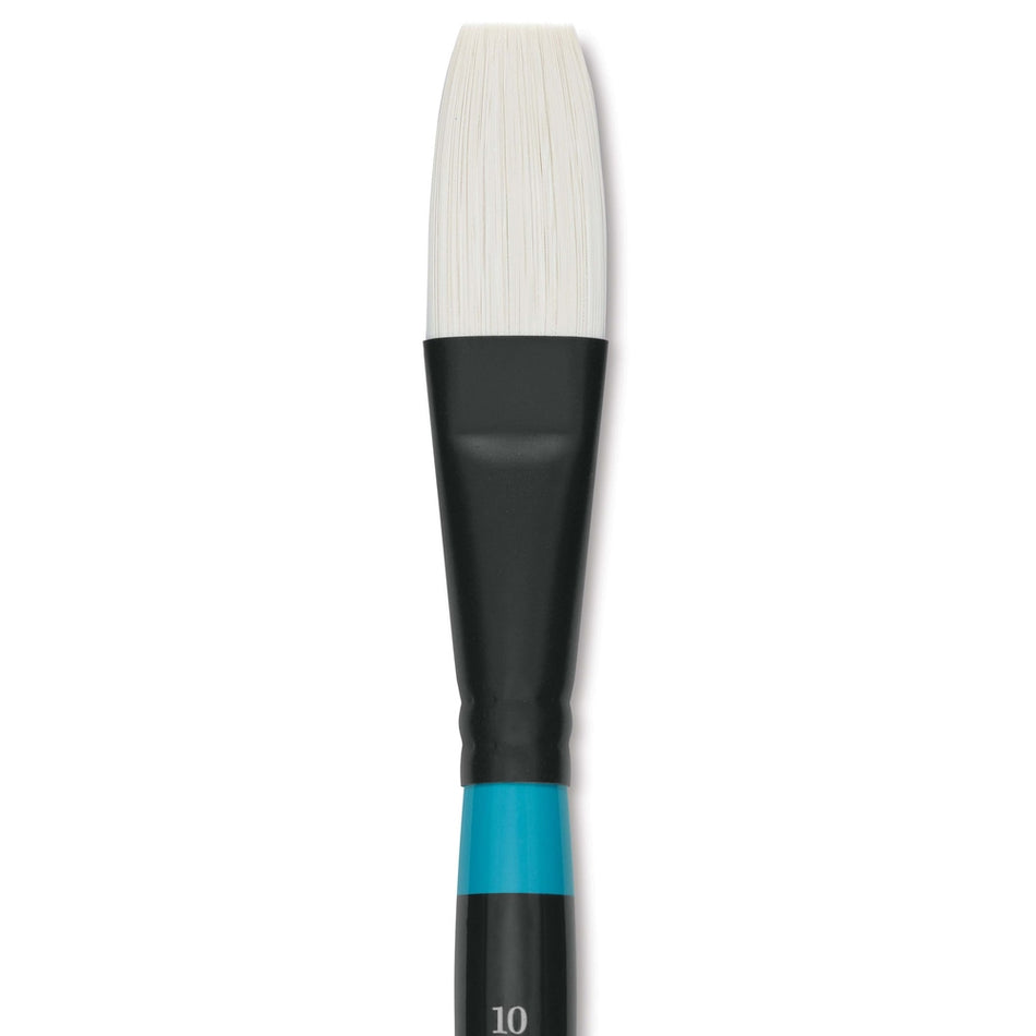 Princeton Art & Brush 09174-1210 Series 6500 Aspen Synthetic Brush - Short Handle, Flat, Size 10