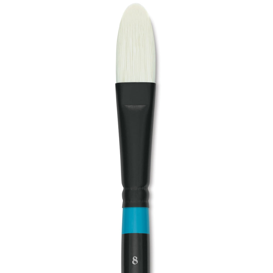 Princeton Art & Brush 09174-1308 Series 6500 Aspen Synthetic Brush – Short Handle, Filbert, Size 8