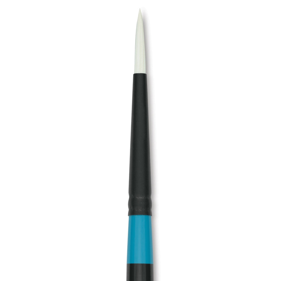 Princeton Art & Brush 09174-1404 Series 6500 Aspen Synthetic Brush – Short Handle, Round, Size 4