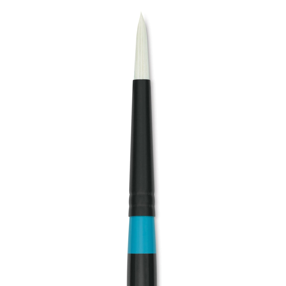 Princeton Art & Brush 09174-1408 Series 6500 Aspen Synthetic Brush – Short Handle, Round, Size 8