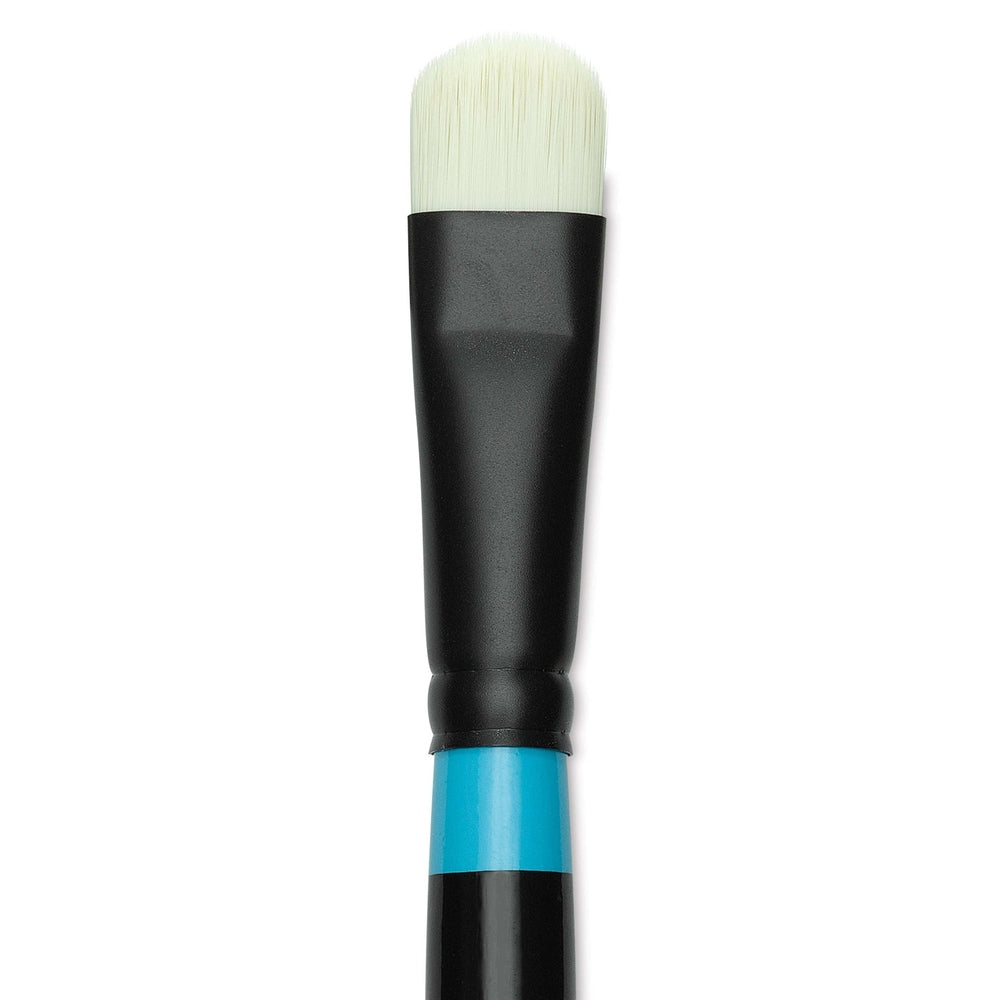 Princeton Art & Brush 09295-1008 Series 6500 Aspen Synthetic Brush – Long Handle, Short Oval Filbert, Size 8