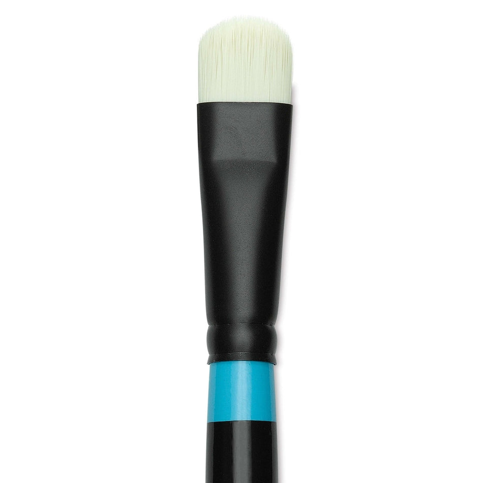 Princeton Art & Brush 09295-1008 Series 6500 Aspen Synthetic Brush – Long Handle, Short Oval Filbert, Size 8