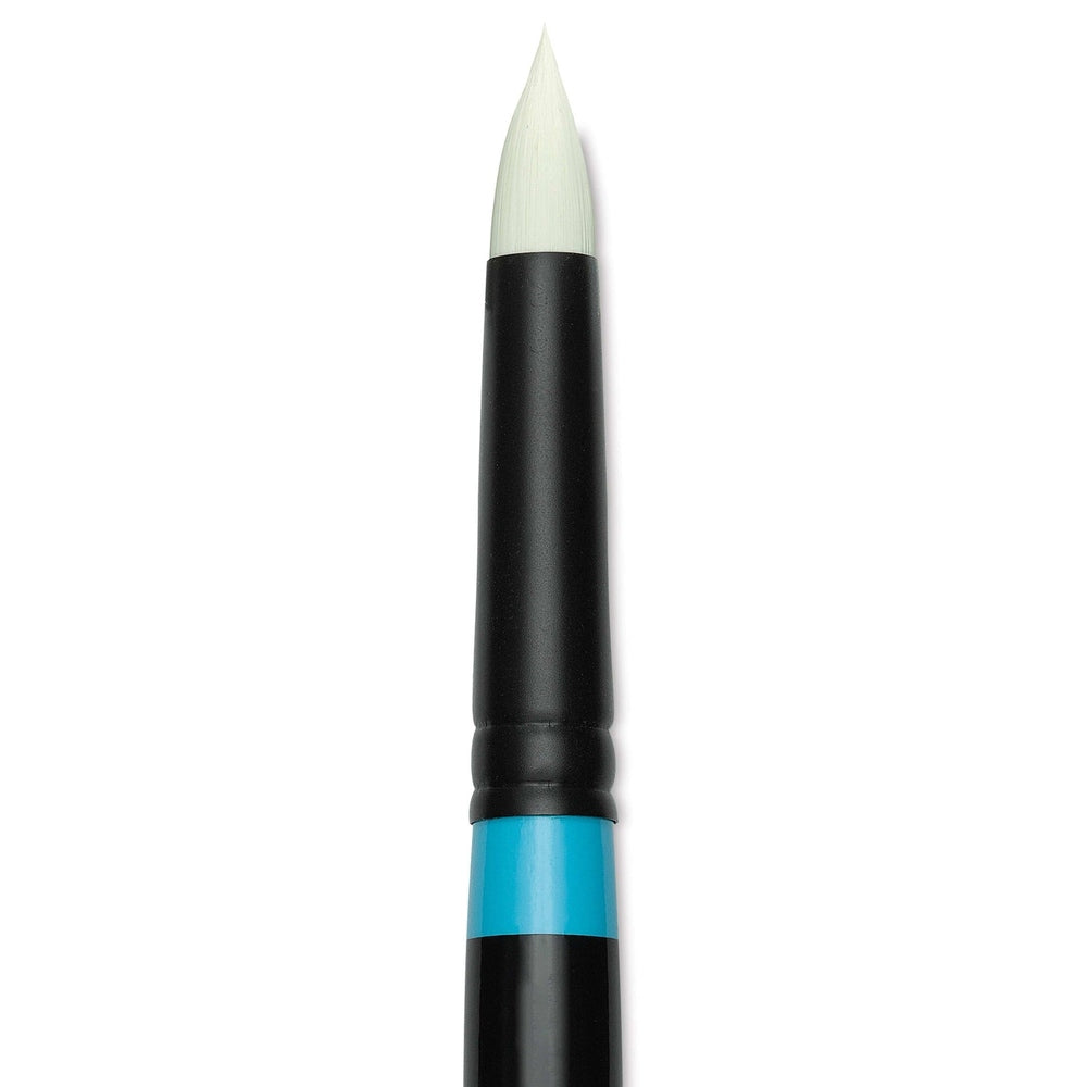 Princeton Art & Brush 09296-1008 Series 6500 Aspen Synthetic Brush – Long Handle, Short Pointed Round, Size 8