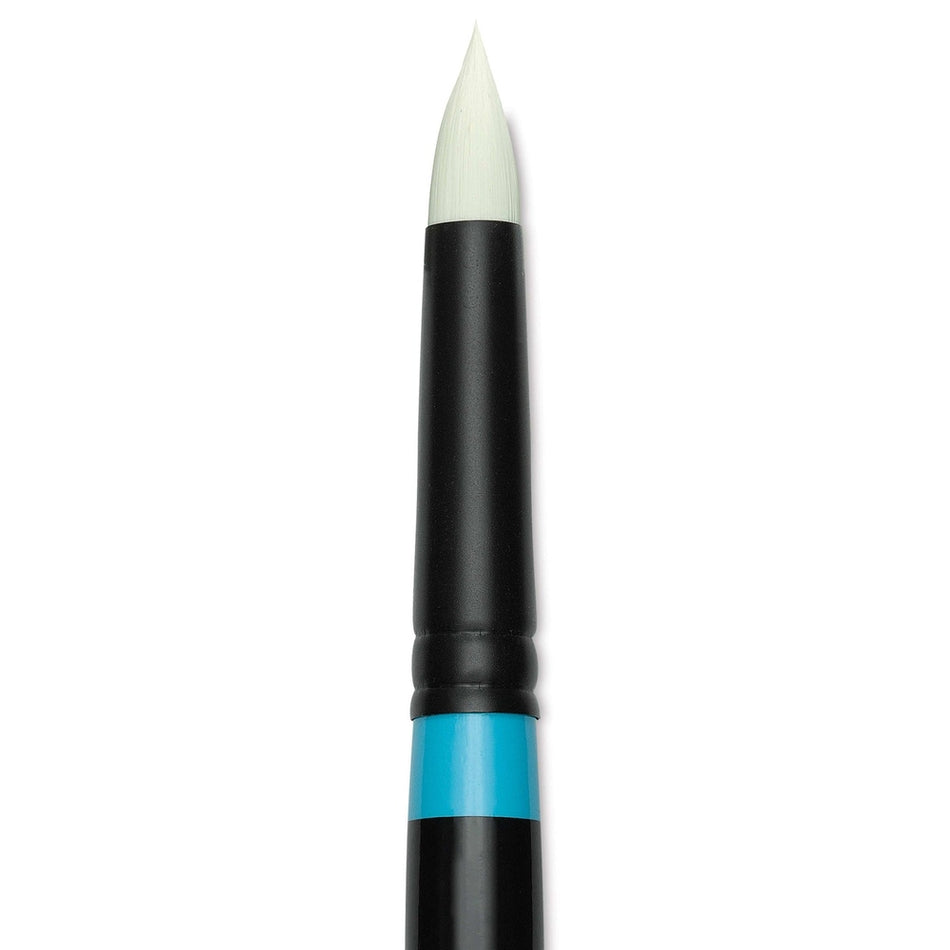 Princeton Art & Brush 09296-1008 Series 6500 Aspen Synthetic Brush – Long Handle, Short Pointed Round, Size 8