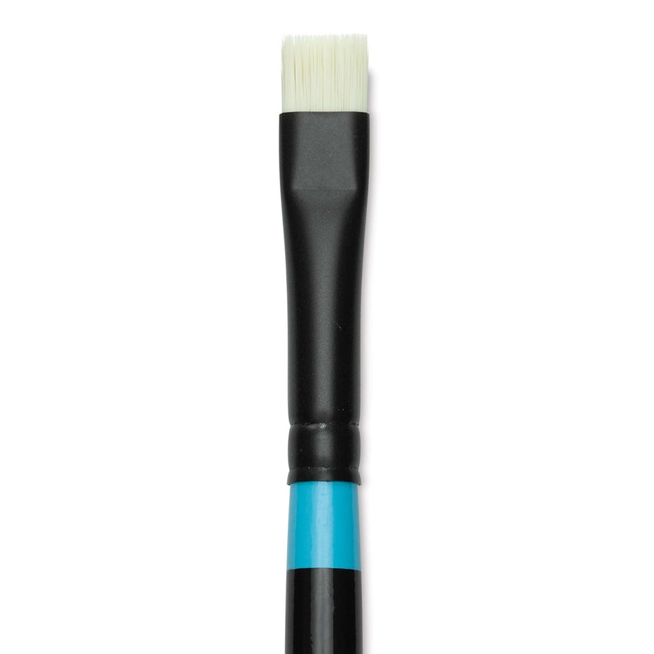 Princeton Art & Brush 09297-1004 Series 6500 Aspen Synthetic Brush – Long Handle, Short Bright, Size 4