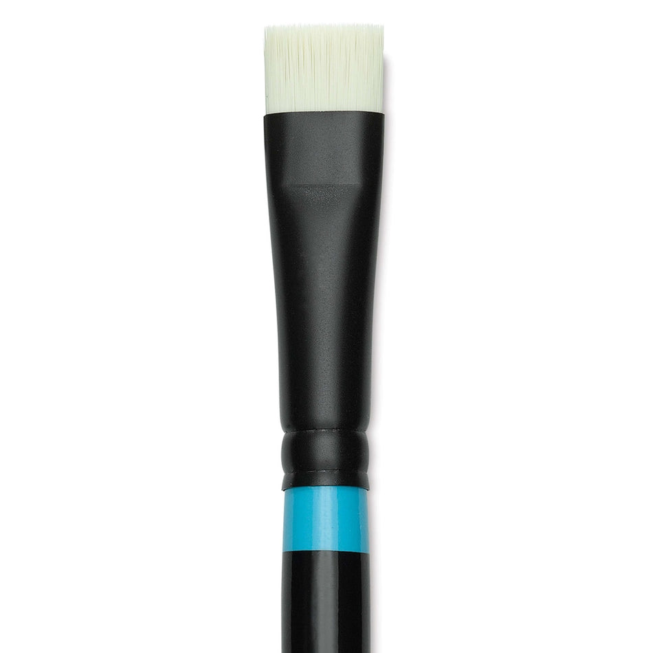 Princeton Art & Brush 09297-1006 Series 6500 Aspen Synthetic Brush – Long Handle, Short Bright, Size 6