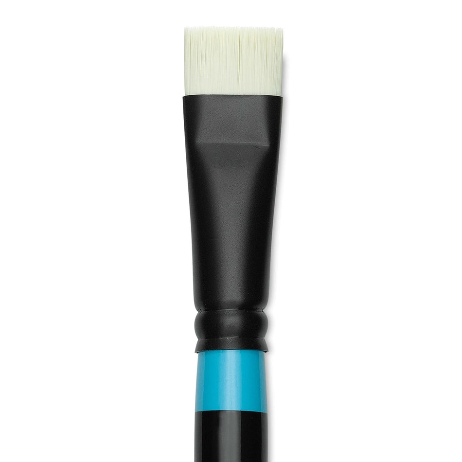 Princeton Art & Brush 09297-1010 Series 6500 Aspen Synthetic Brush – Long Handle, Short Bright, Size 10