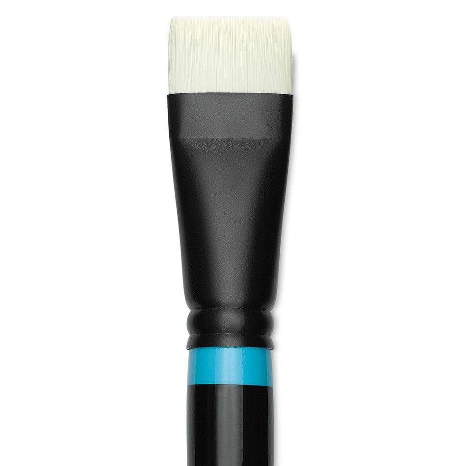 Princeton Art & Brush 09297-1014 Series 6500 Aspen Synthetic Brush – Long Handle, Short Bright, Size 14