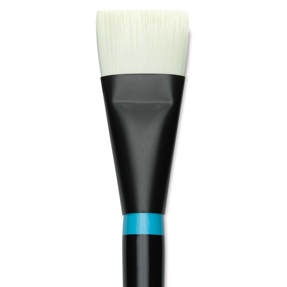 Princeton Art & Brush 09297-1016 Series 6500 Aspen Synthetic Brush – Long Handle, Short Bright, Size 16