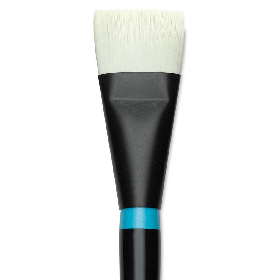 Princeton Art & Brush 09297-1016 Series 6500 Aspen Synthetic Brush – Long Handle, Short Bright, Size 16