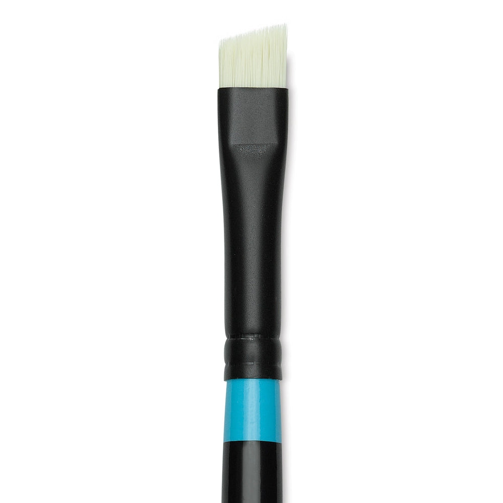Princeton Art & Brush 09298-1004 Series 6500 Aspen Synthetic Brush – Long Handle, Short Angle Bright, Size 4