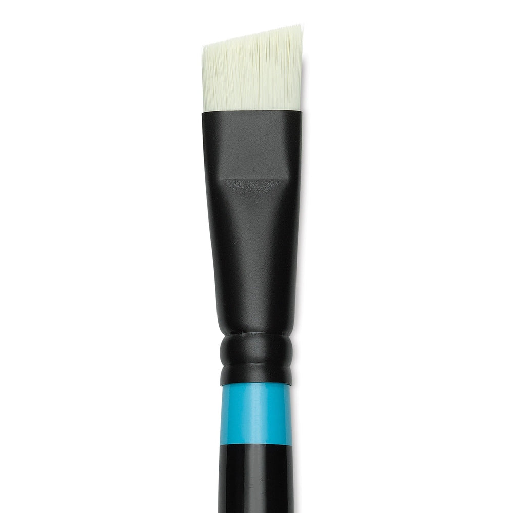 Princeton Art & Brush 09298-1008 Series 6500 Aspen Synthetic Brush – Long Handle, Short Angle Bright, Size 8