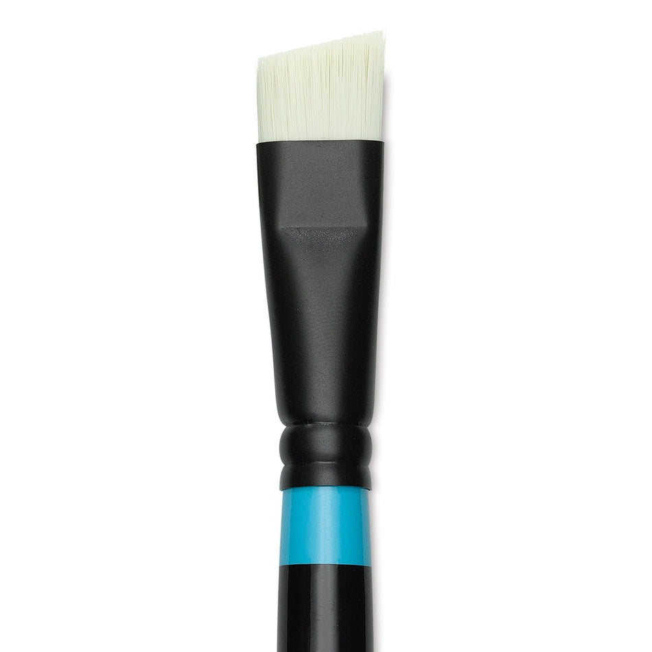 Princeton Art & Brush 09298-1008 Series 6500 Aspen Synthetic Brush – Long Handle, Short Angle Bright, Size 8