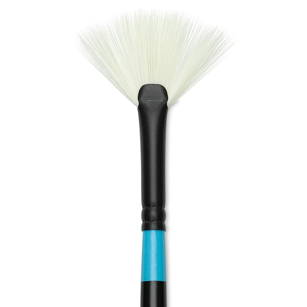 Princeton Art & Brush 09299-1002 Series 6500 Aspen Synthetic Brush - Long Handle, Short Fan, Size 2