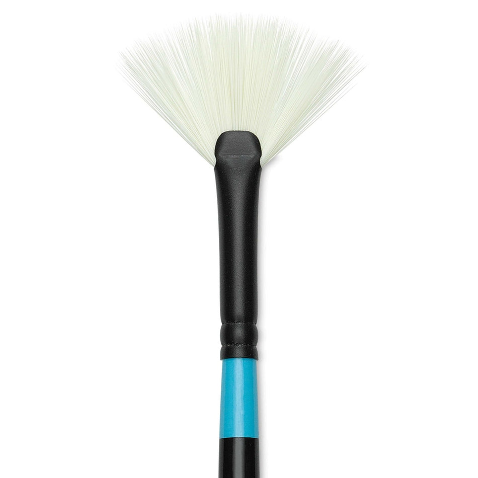 Princeton Art & Brush 09299-1002 Series 6500 Aspen Synthetic Brush - Long Handle, Short Fan, Size 2