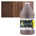 Art Alternatives 09479-8141 Economy Acrylic, Half Gallon Bottle, Burnt Umber