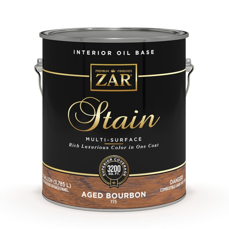 Sika 11513 Zar Interior Oil Base Stain, One Gallon, Aged Bourbon