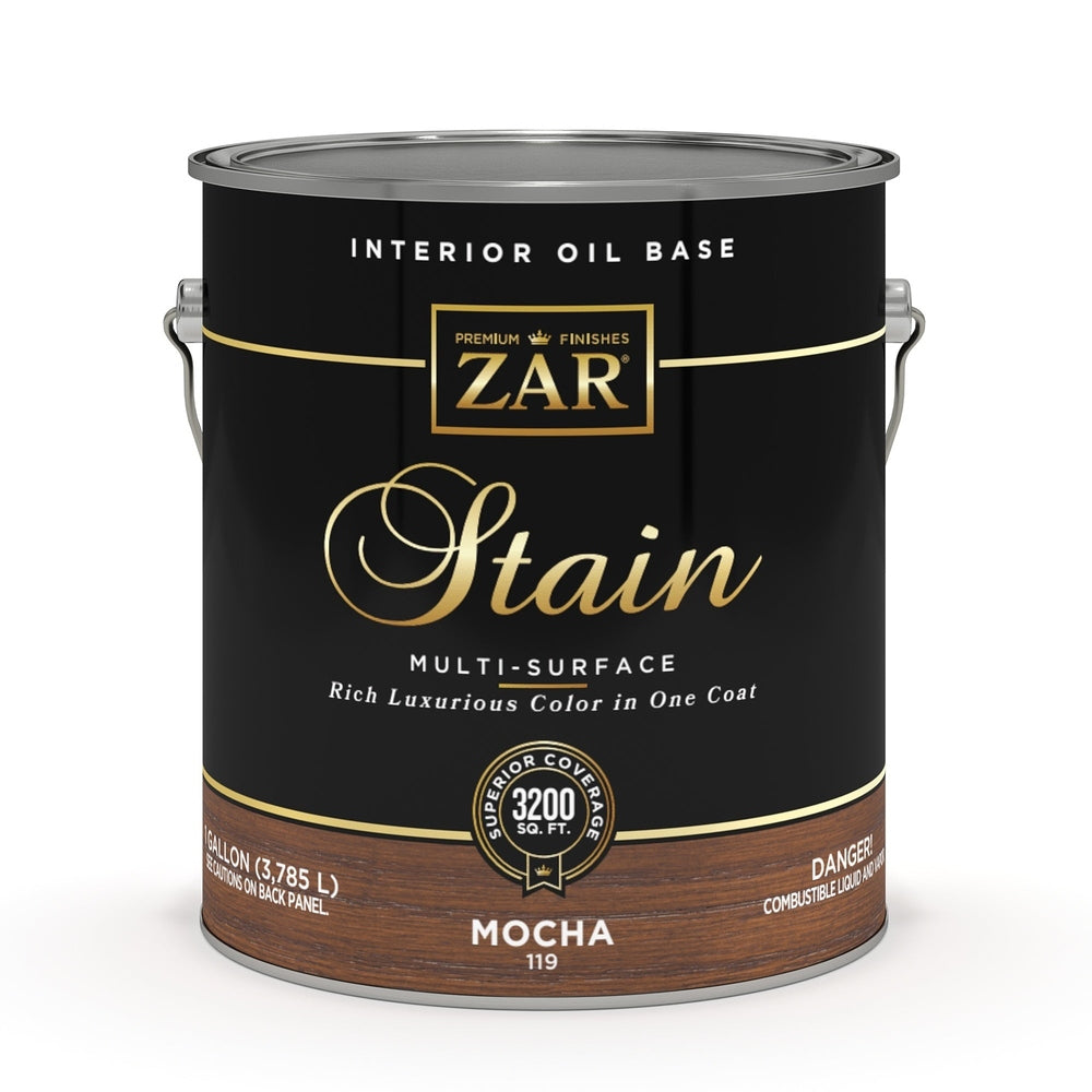 Sika 11913 Zar Interior Oil Base Stain, One Gallon, Mocha