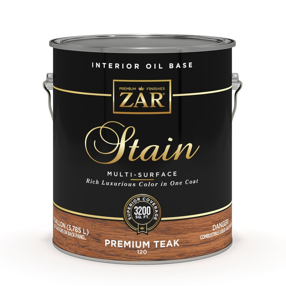 Sika 12013 Zar Interior Oil Base Stain, One Gallon, Premium Teak
