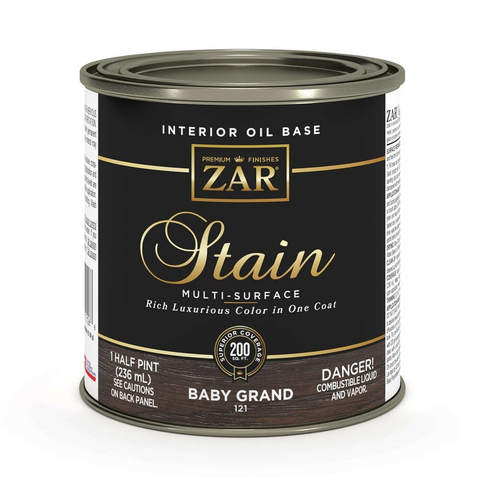 Sika 831436 Zar Interior Oil Base Stain, Half Pint, Baby Grand