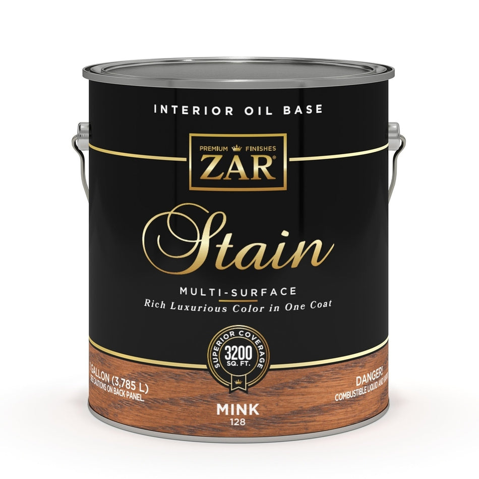 Sika 12813 Zar Interior Oil Base Stain, One Gallon, Mink