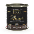 Sika 831368 Zar Interior Oil Base Stain, Half Pint, Black Caviar