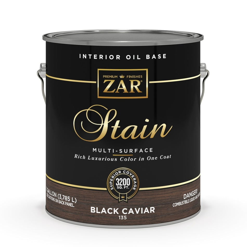 Sika 13513 Zar Interior Oil Base Stain, One Gallon, Black Caviar