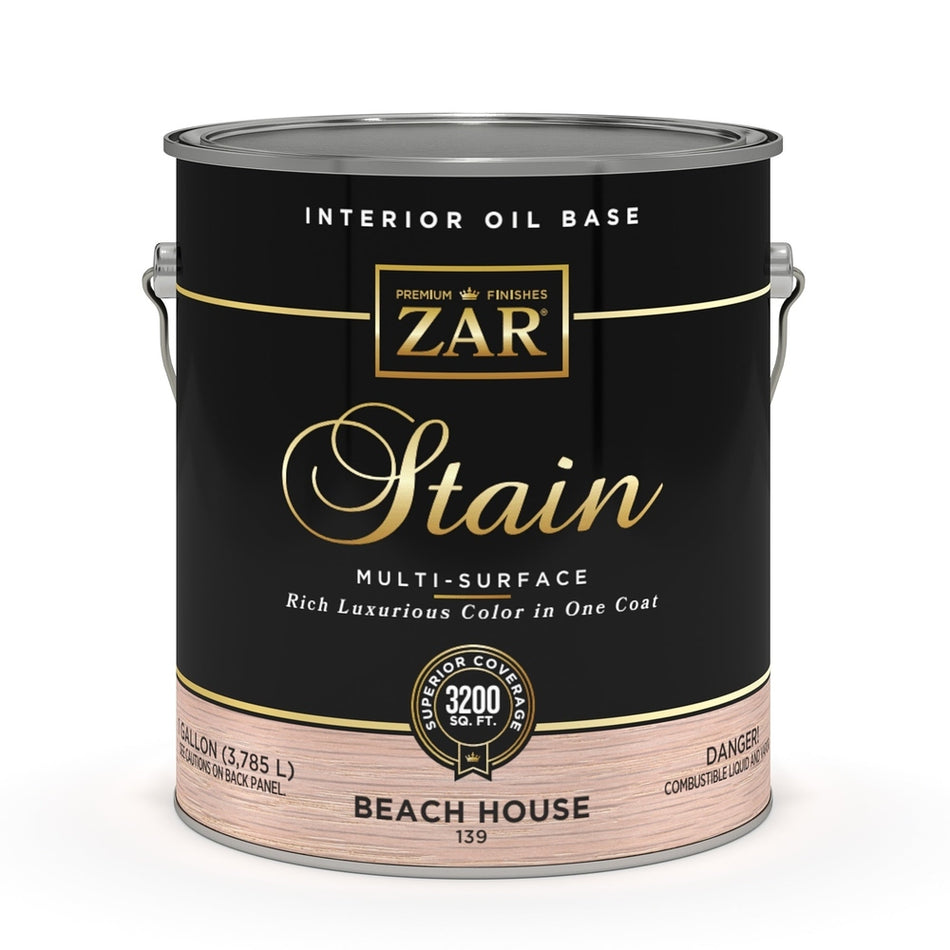 Sika 13913 Zar Interior Oil Base Stain, One Gallon, Beach House