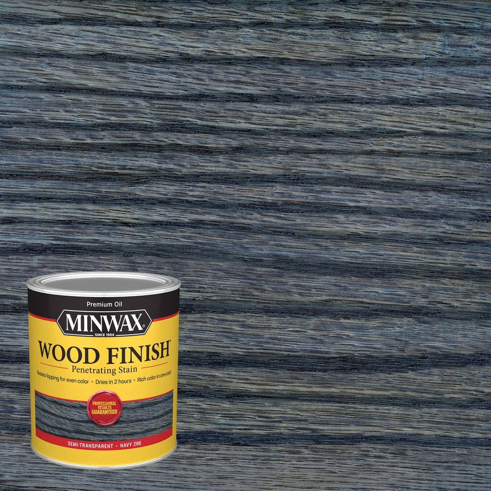 Minwax 70108 Wood Finish Penetrating Stain, Navy 286 – 1 Quart (Case of 4)
