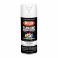 Krylon K02730007 Fusion All-in-One Spray Paint, Flat White, 12 oz.