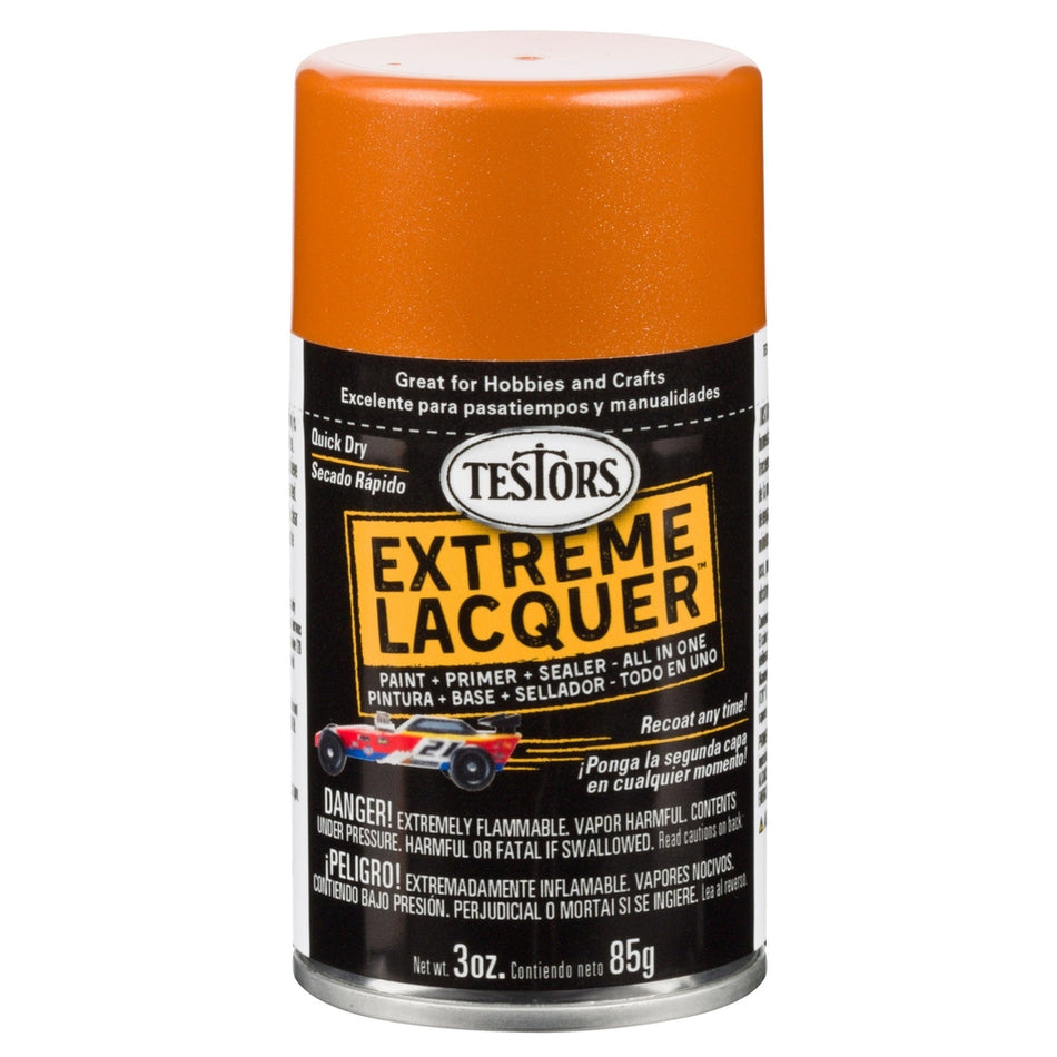 Rust-Oleum Testors 1831MT 3 oz. Gloss Fiery Orange Extreme Lacquer