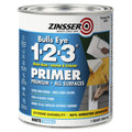 Rust-Oleum Zinsser 02004 Bulls Eye 1-2-3 Water-Base Primer, White (Tintable), 1 Quart