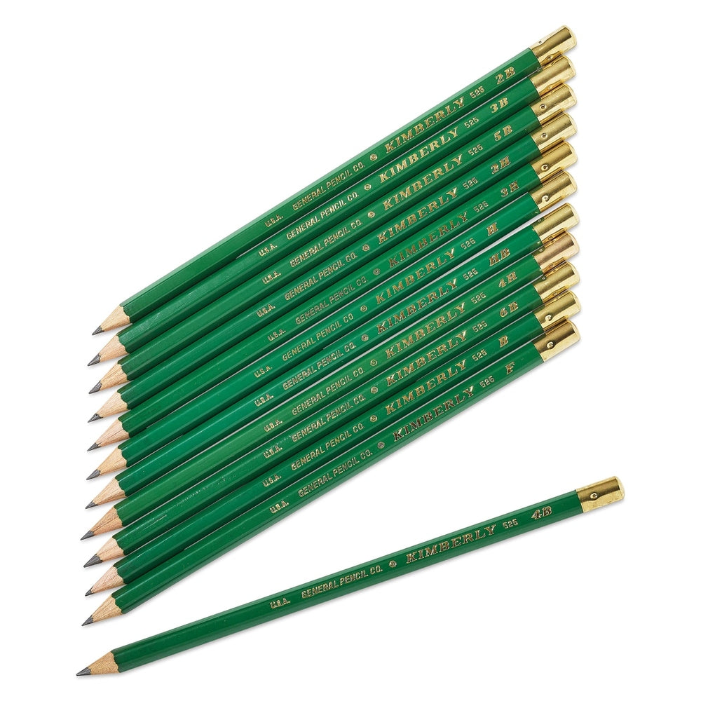General Pencil 20421-1029 Kimberly Graphite Pencils Set - Drawing Pencils, Package of 12