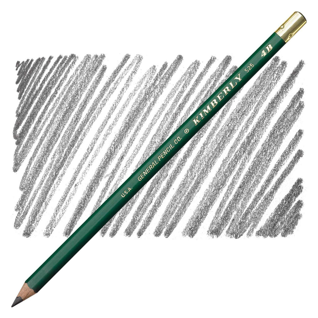 General Pencil 20421-2041 Kimberly Graphite Pencil - 4B