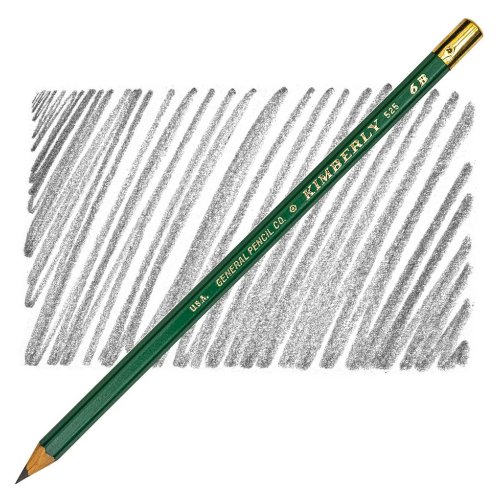 General Pencil 20421-2061 Kimberly Graphite Pencil - 6B