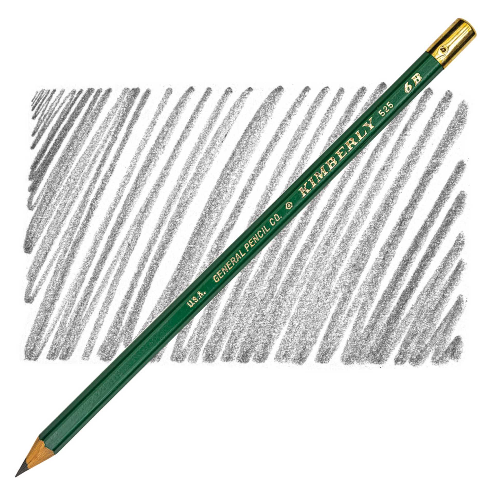 General Pencil 20421-2061 Kimberly Graphite Pencil - 6B