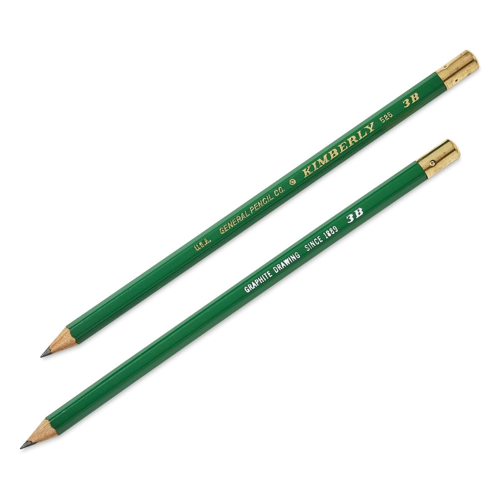 General Pencil 20458-2032 Kimberly Graphite Pencil - 3B, Package of 2