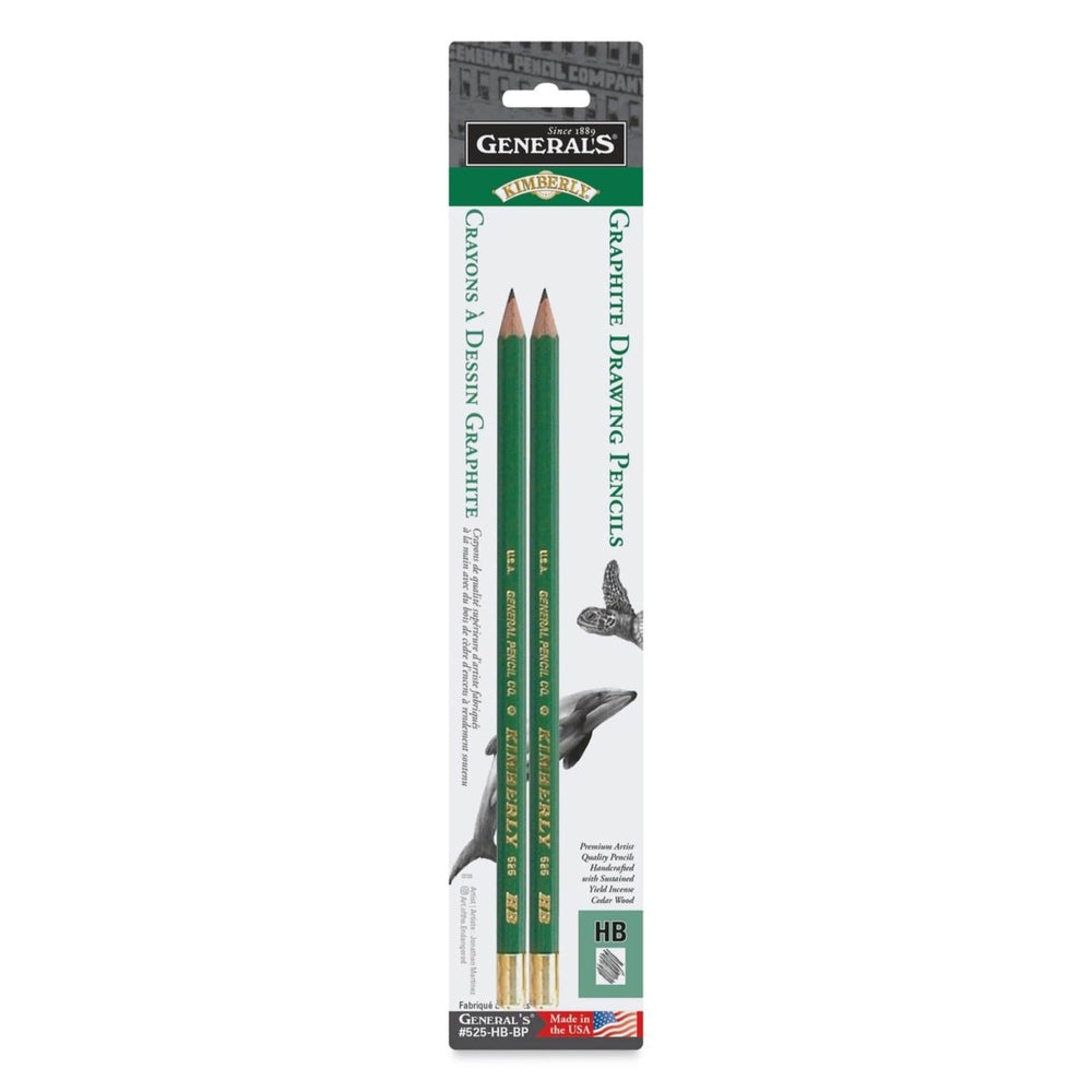 General Pencil 20458-2302 Kimberly Graphite Pencil - HB, Package of 2