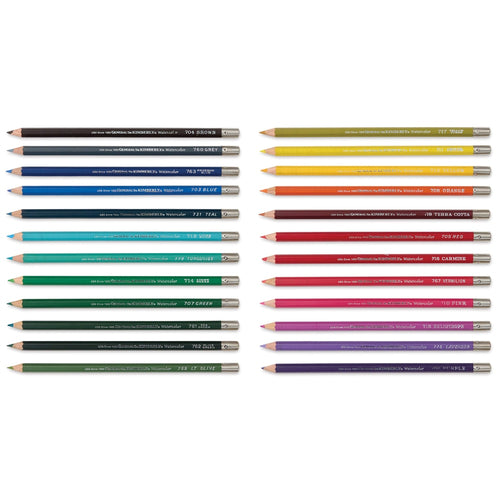 General's 20502-2409 Kimberly Watercolor Pencils, Package of 24